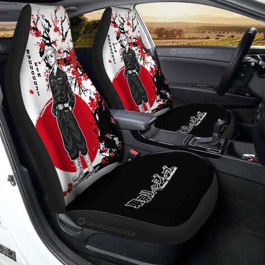 Ken Ryuguji Car Seat Covers Custom Japan Style Tokyo Revengers Anime Car Accessories