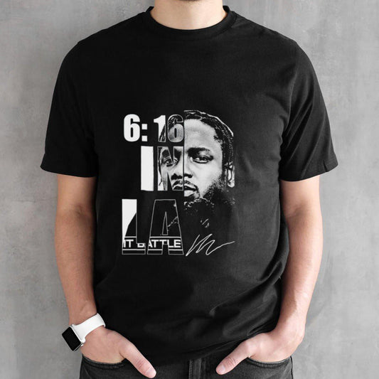 Kendrick Lamar The 6 16 in LA battle signature shirt