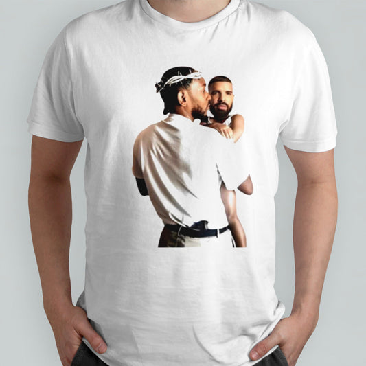 Kendrick Lamar carried baby Drake shirt