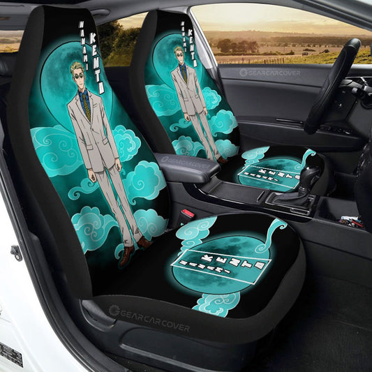 Kento Nanami Car Seat Covers Custom Jujutsu Kaisen Anime Car Interior Accessories
