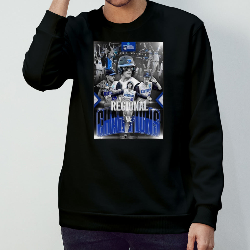 Kentucky Wildcats Baseball Champions Of The Lexington Regional Poster T-shirt