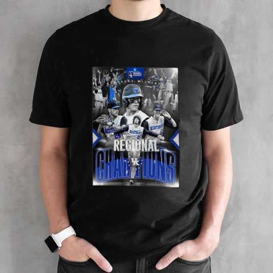 Kentucky Wildcats Baseball Champions Of The Lexington Regional Poster T-shirt