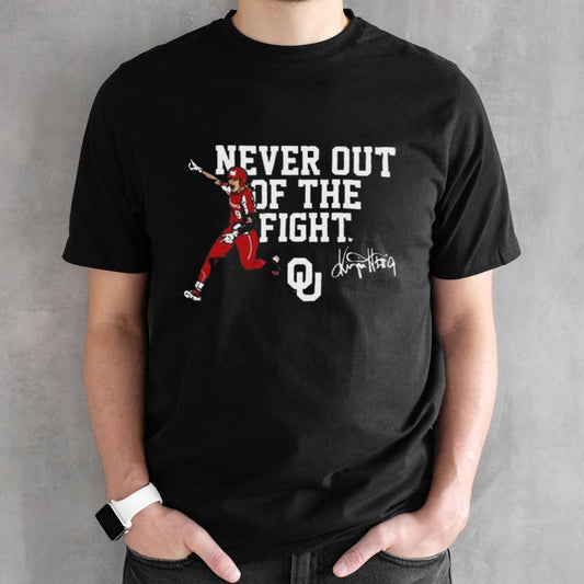 Kinzie Hansen Never Out Of The Fight shirt