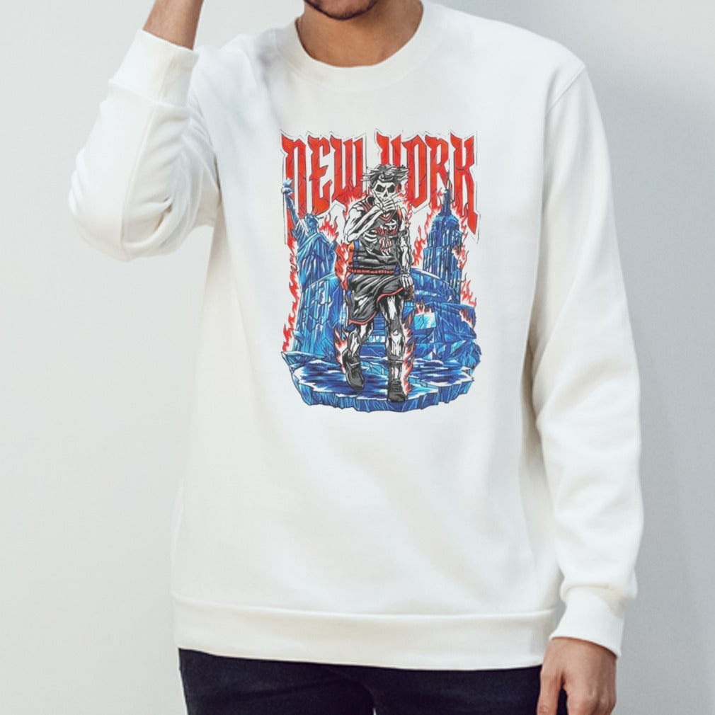 Knicks Jalen Brunson Skeleton The Vibes Are Immaculate Shirt