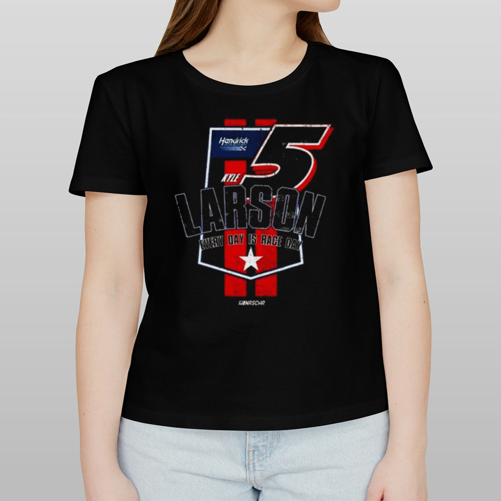 Kyle Larson #5 Flag Every Day Is Race Day T-shirt