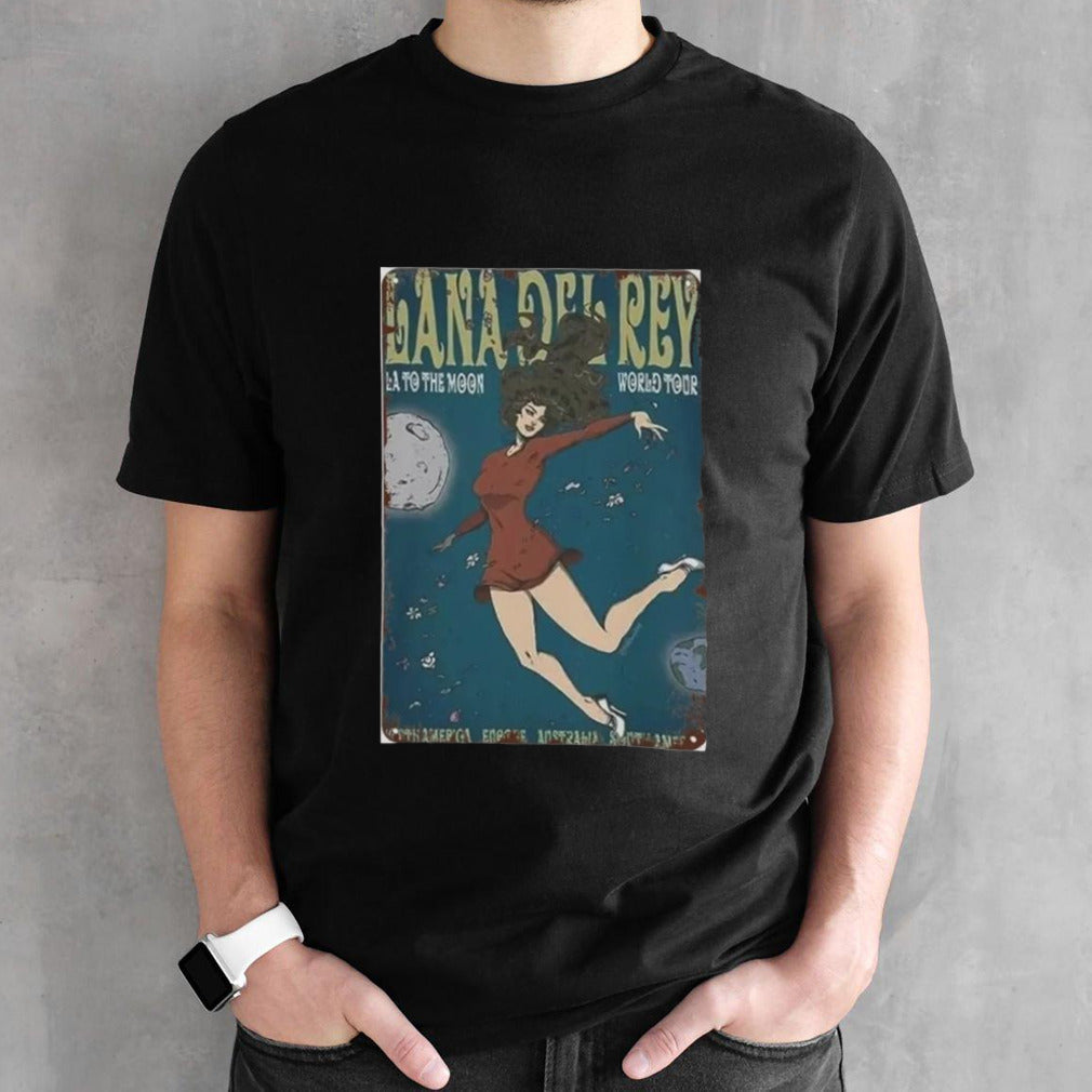 Lana Del Rey La to the Moon World Tour Shirts