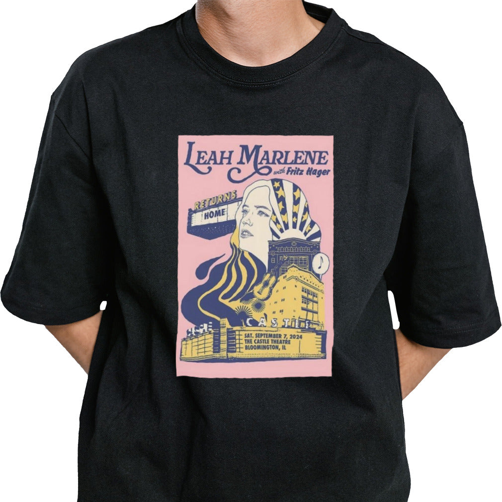 Leah Marlene September 7 2024 The Castle Theatre Bloomington IL Poster Shirt