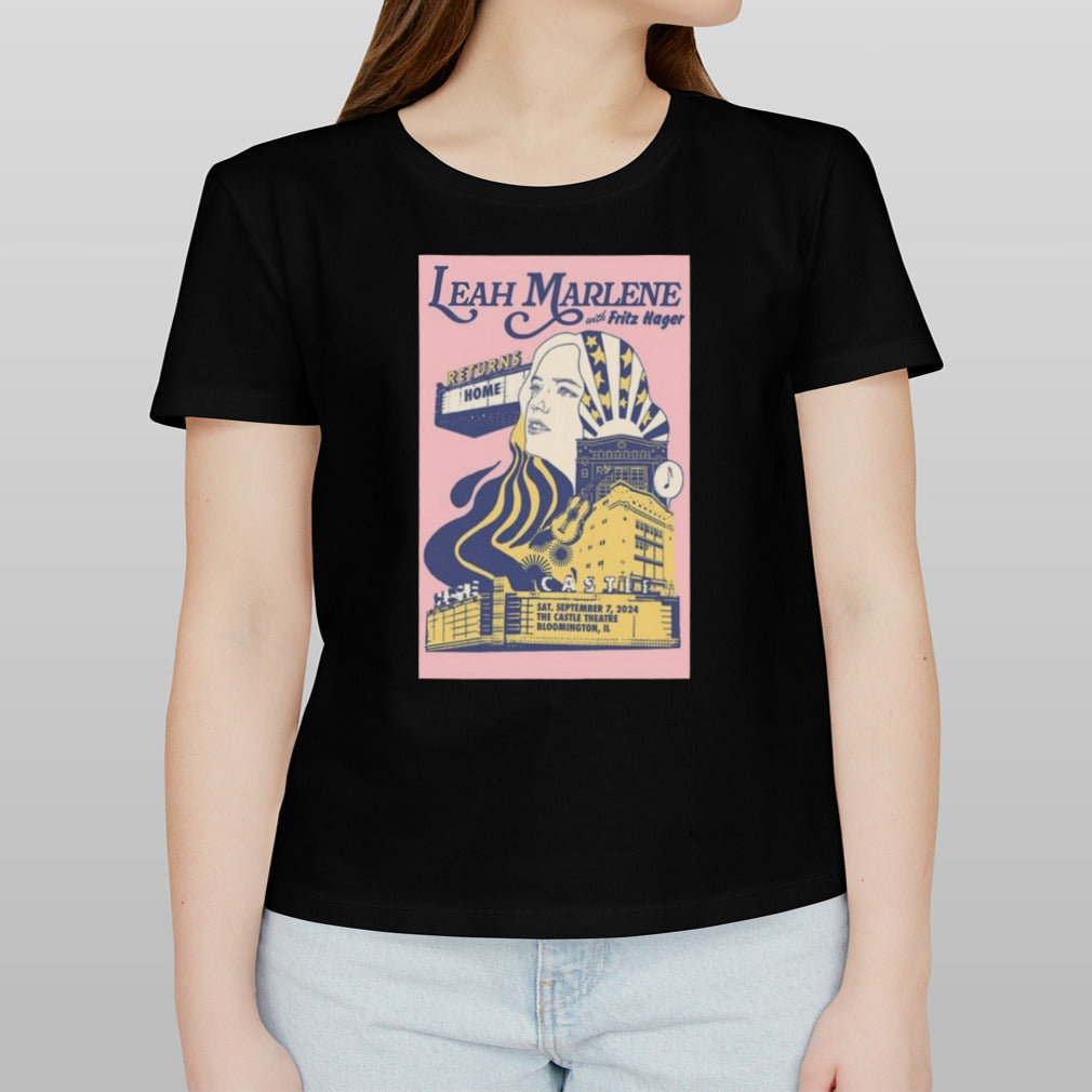 Leah Marlene September 7 2024 The Castle Theatre Bloomington IL Poster Shirt