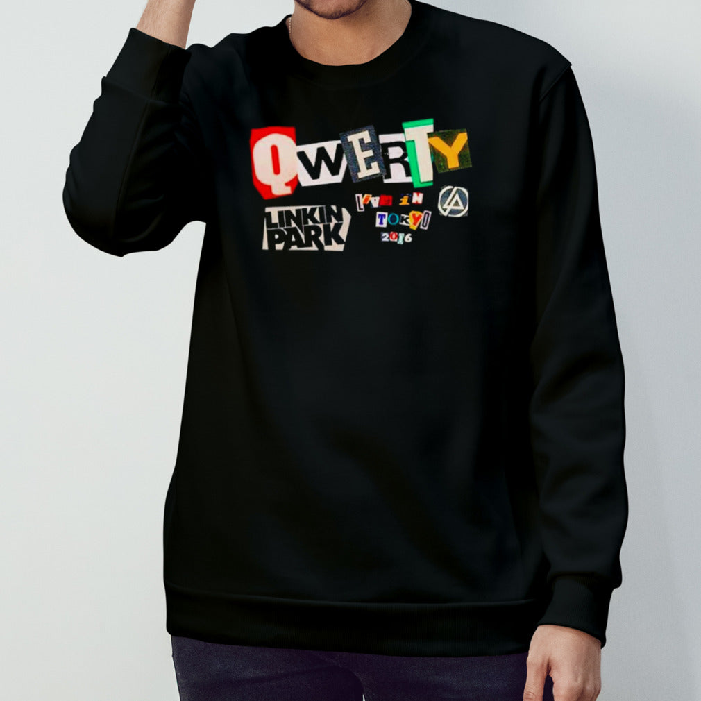 Linkin Park Qwerty ransom note shirt