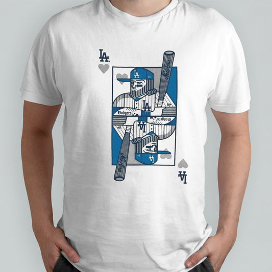 Los Angeles Dodgers Gamenight Chrome White T-shirt