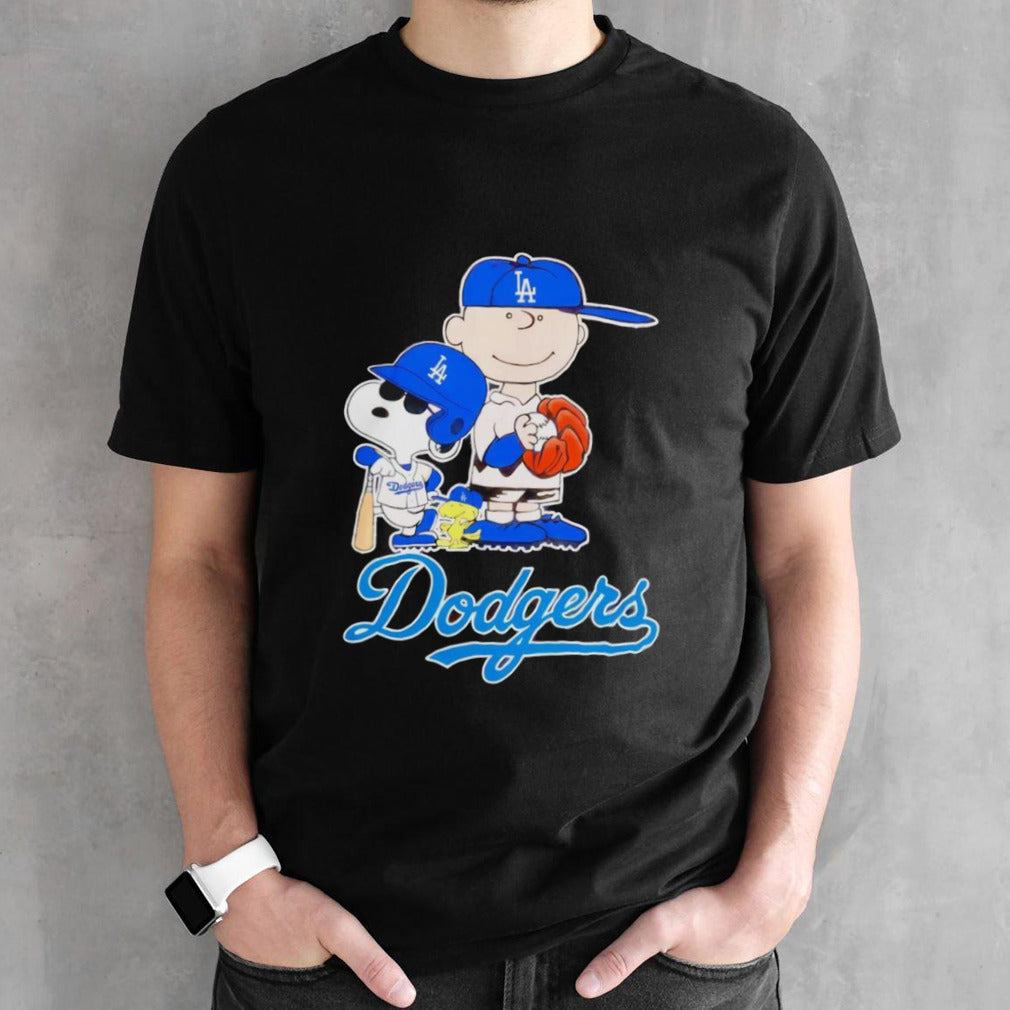 Los Angeles Dodgers Peanuts Characters Baseball 2024 Shirts