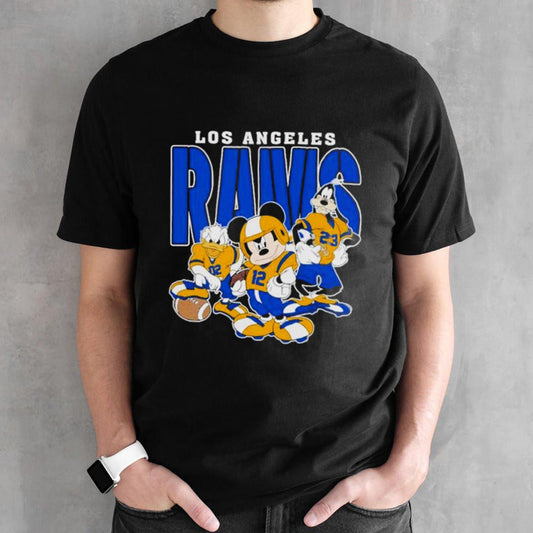Los Angeles Rams Mickey Donald Duck And Goofy Football Team 2024 Shirts