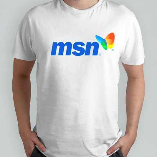 MSN butterfly logo shirts