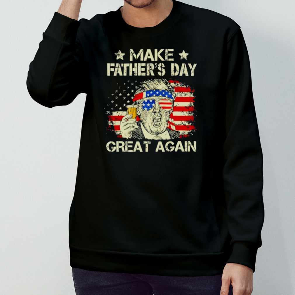 Make Fatherâ€™s Day Great Again Dad ltsp Donald Trump 2024 T-Shirt