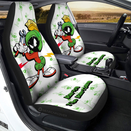 Marvin the Martian Car Seat Covers Custom Cartoon Car Accessories