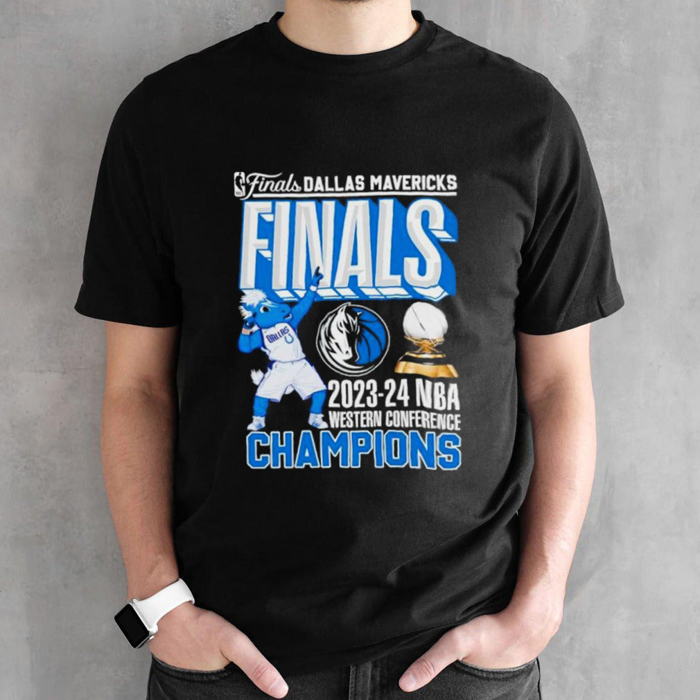 Mascot Dallas Mavericks Finals 2023-2024 NBA Western Conference Champions Shirt