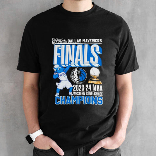 Mascot Dallas Mavericks Finals 2023-2024 NBA Western Conference Champions Shirt