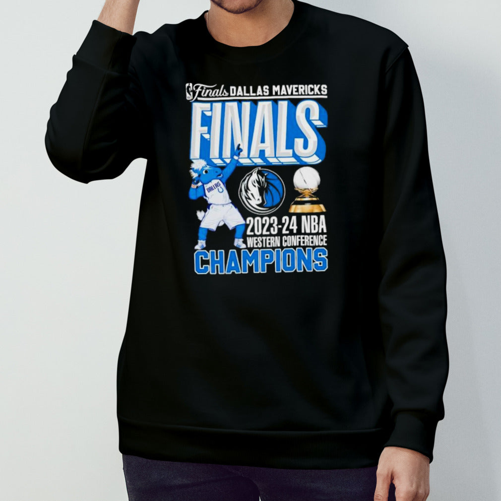 Mascot Dallas Mavericks Finals 2023-2024 NBA Western Conference Champions Shirt