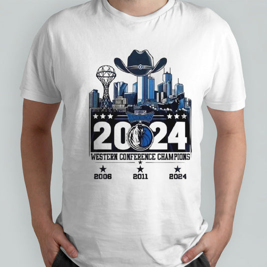 Mavericks Western Conference Champions 2024 T-shirt