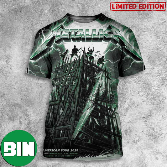 Metallica North American Tour 2023 M72 East Rutherford NJ USA 4 And 6 August All Over Print Shirts