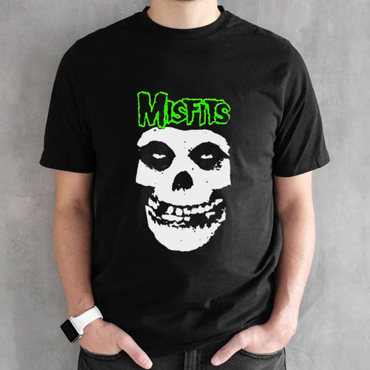 Mi.S.F.I.T.S Green Skull Logo Shirt