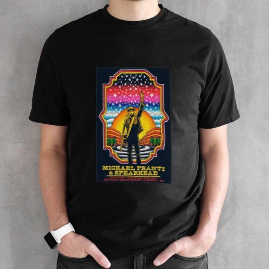 Michael Franti And Spearhead May 31 2024 Red Rocks Amphitheatre Morrison CO Poster Shirt