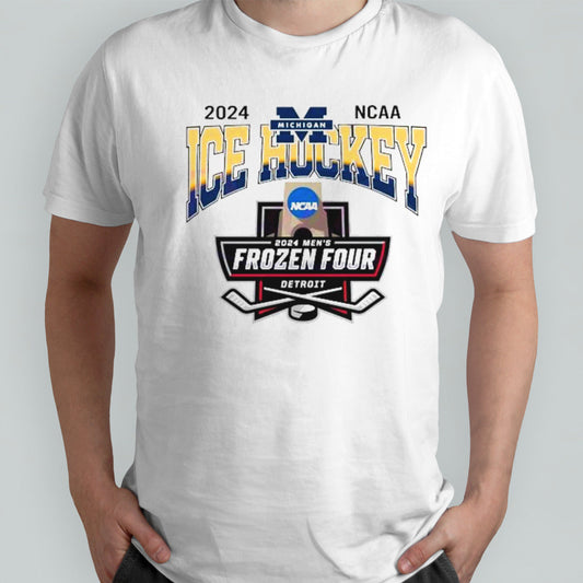 Michigan Wolverines Ice Hockey Frozen Four 2024 Shirts