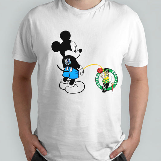 Mickey Dallas Mavericks Piss On Boston Celtics shirt
