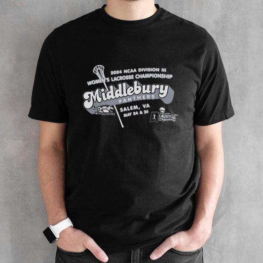 Middlebury Panthers 2024 NCAA Division II Womenâ€™s Lacrosse Championship Shirt