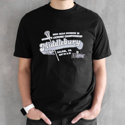 Middlebury Panthers 2024 NCAA Division III Womenâ€™s Lacrosse Championship shirt