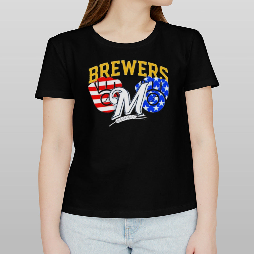 Milwaukee Brewers Logo Independence Day Shirt