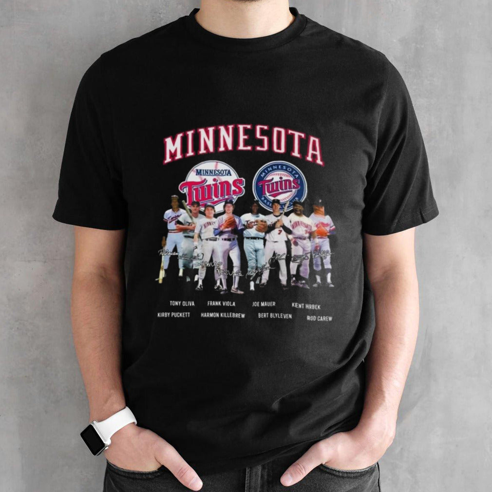 Minnesota Twins The Legends Squad Baseball Frank Viola Signatures 2024 T-shirt