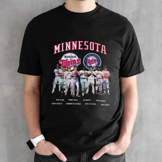 Minnesota Twins The Legends Squad Baseball Frank Viola Signatures 2024 T-shirt