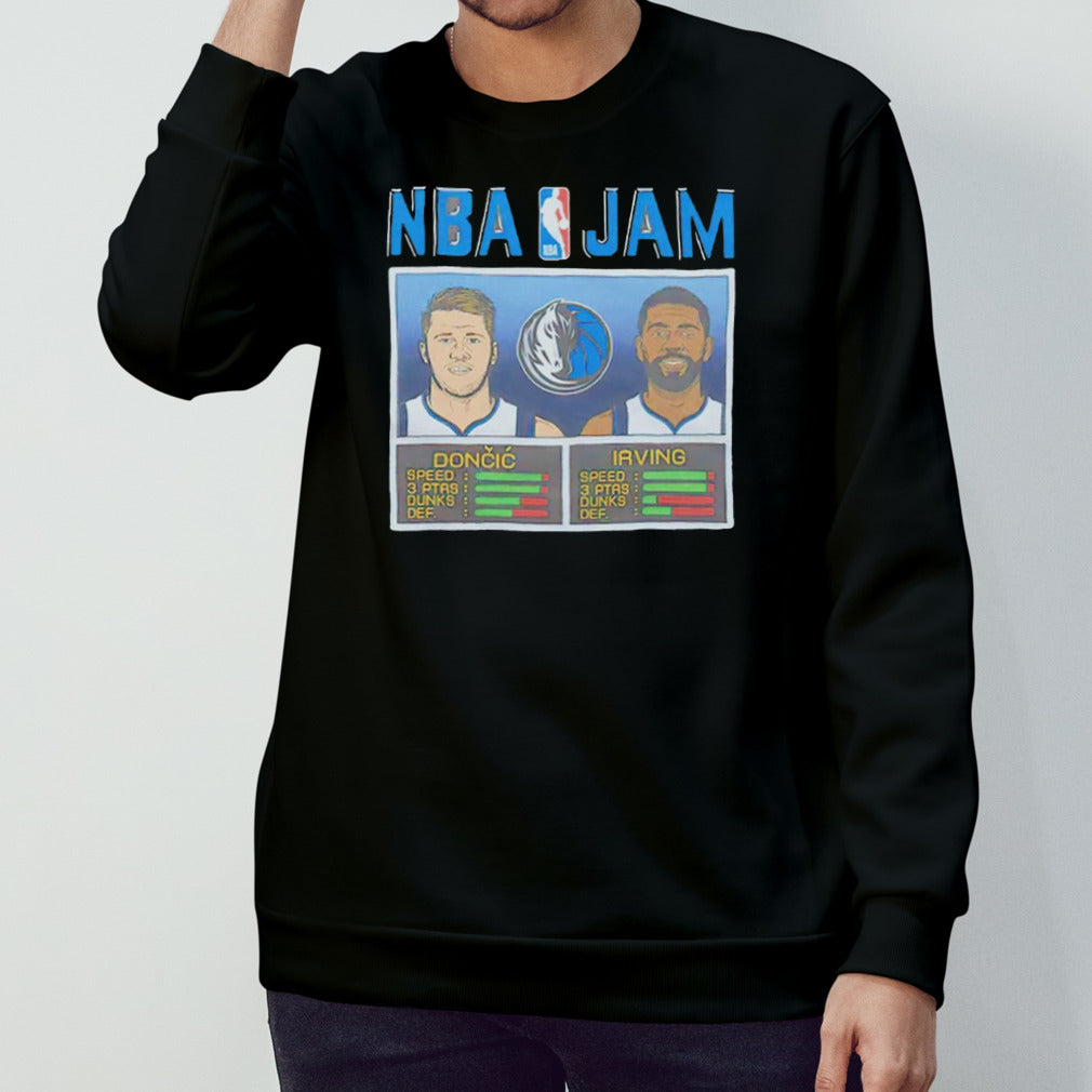 NBA Jam Luka Doncic Kyrie Irving Dallas Mavericks shirt