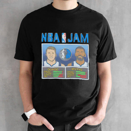 NBA Jam Luka Doncic Kyrie Irving Dallas Mavericks shirt