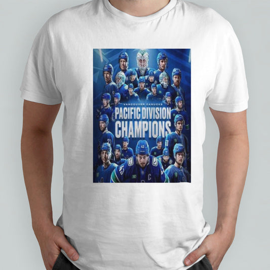 NHL Vancouver Canucks 2024 Pacific Division Champions T Shirts