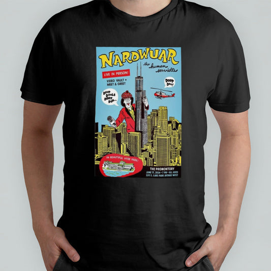 Nardwuar Jun 17 2024 The Promontory Chicago IL Poster Shirt