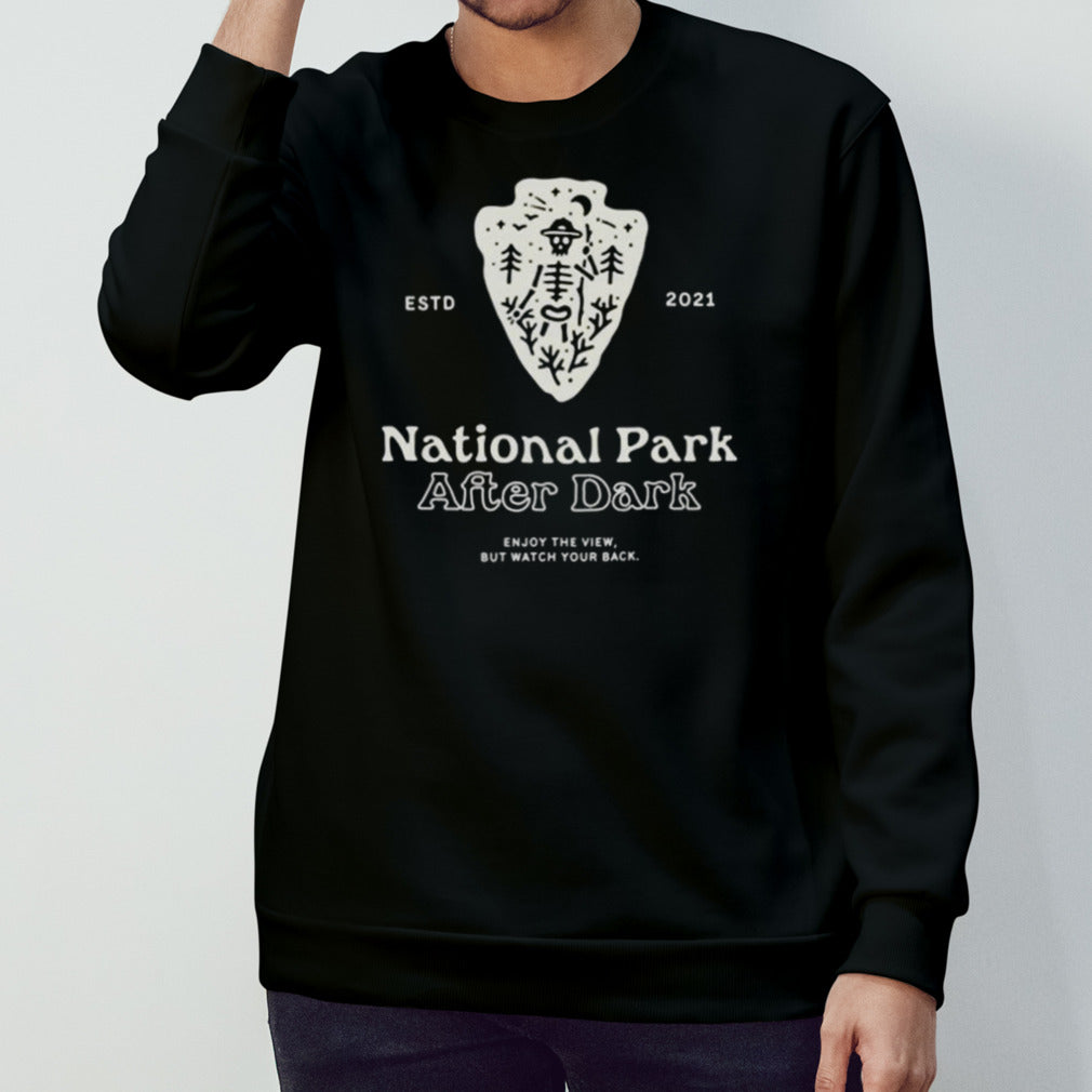 National Park After Dark Logo Enjoy The View But Watch Your Back Shirt
