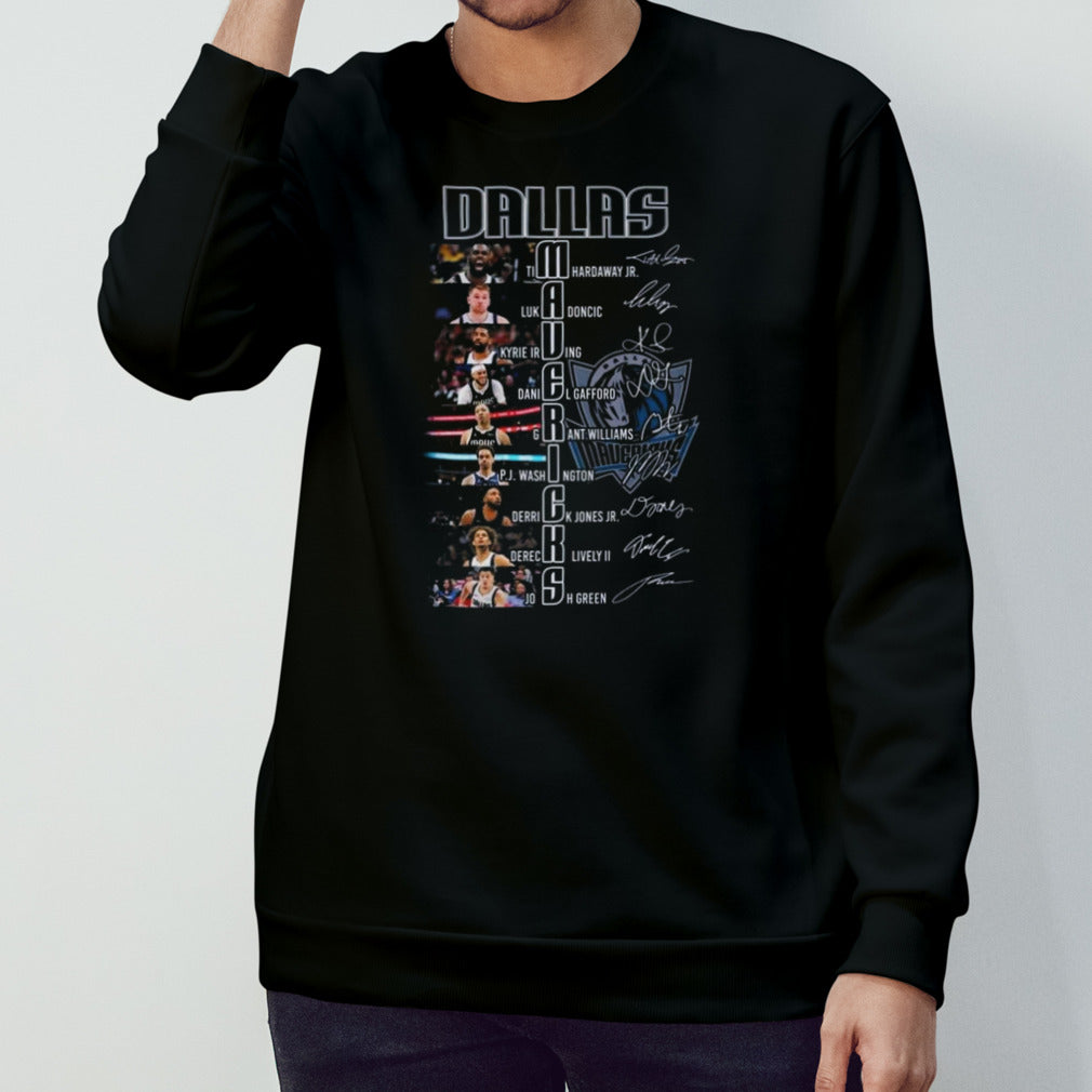 Nba Dallas Mavericks All Team Signatures 2024 T-shirts