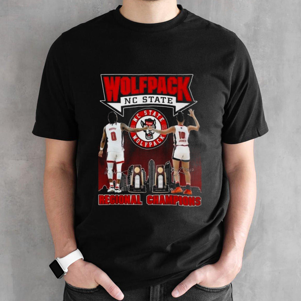Nc State Horne And James Regional Champions Signatures Shirts
