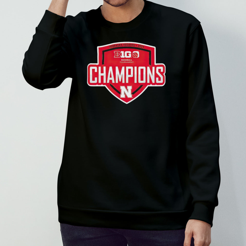 Nebraska Huskers 2024 Big 10 Baseball Conference Tournament Champions shirt