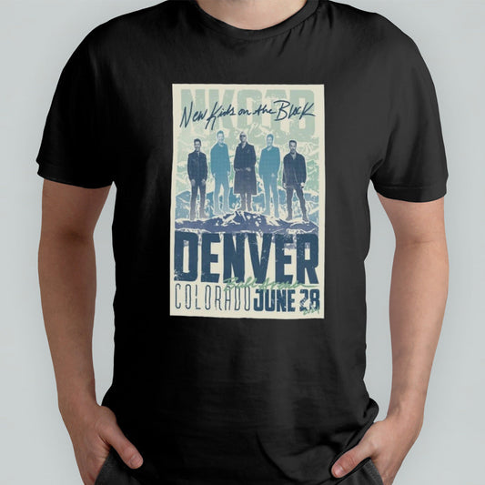 New Kids On The Block June 28 2024 Ball Arena Denver CO Poster Shirt