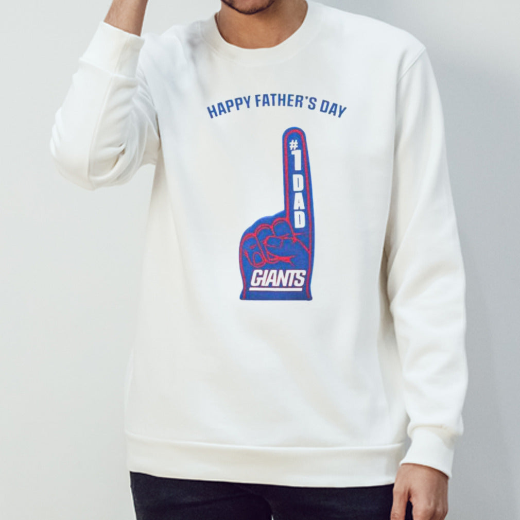 New York Giants Happy Fatherâ€™s Day No1 Giants Shirt