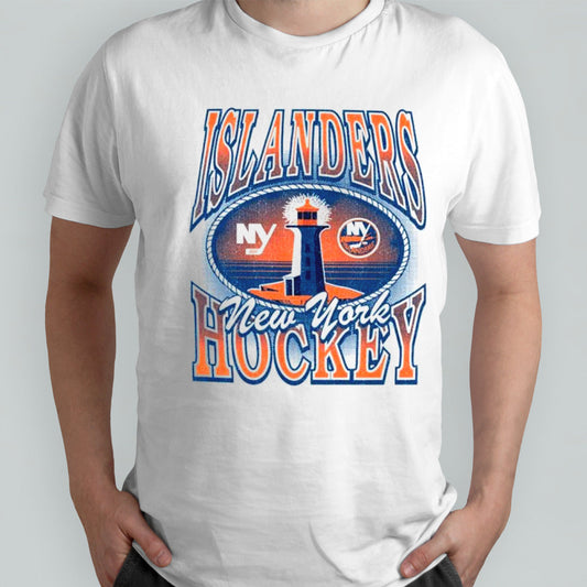 New York Islanders hockey retro shirt