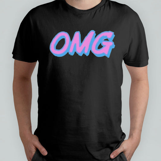 New York Mets Harrison Bader Wearing OMG shirt