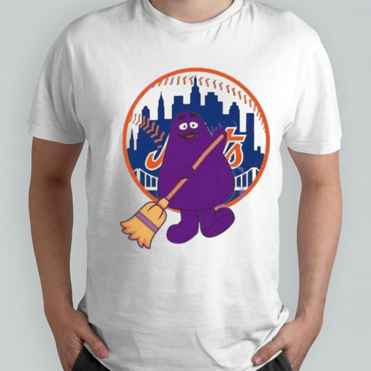New York Mets and Grimace Sweep LFGM T-shirt