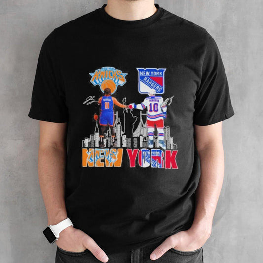 New York Rangers Artemi Panarin Jalen Brunson New York Knicks The Legends T-Shirt