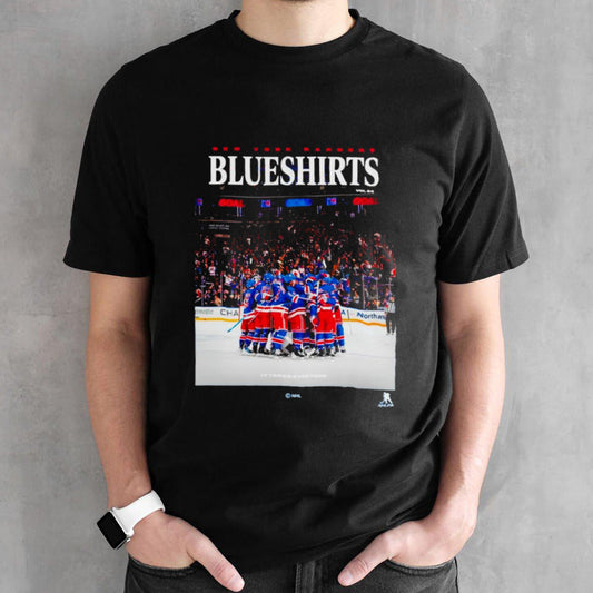New York Rangers Blueshirts it takes everyone Group Huddle Magazine shirts