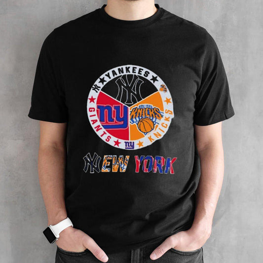 New York Sports Team Yankees, Knicks And Giants 2024 Logo shirt
