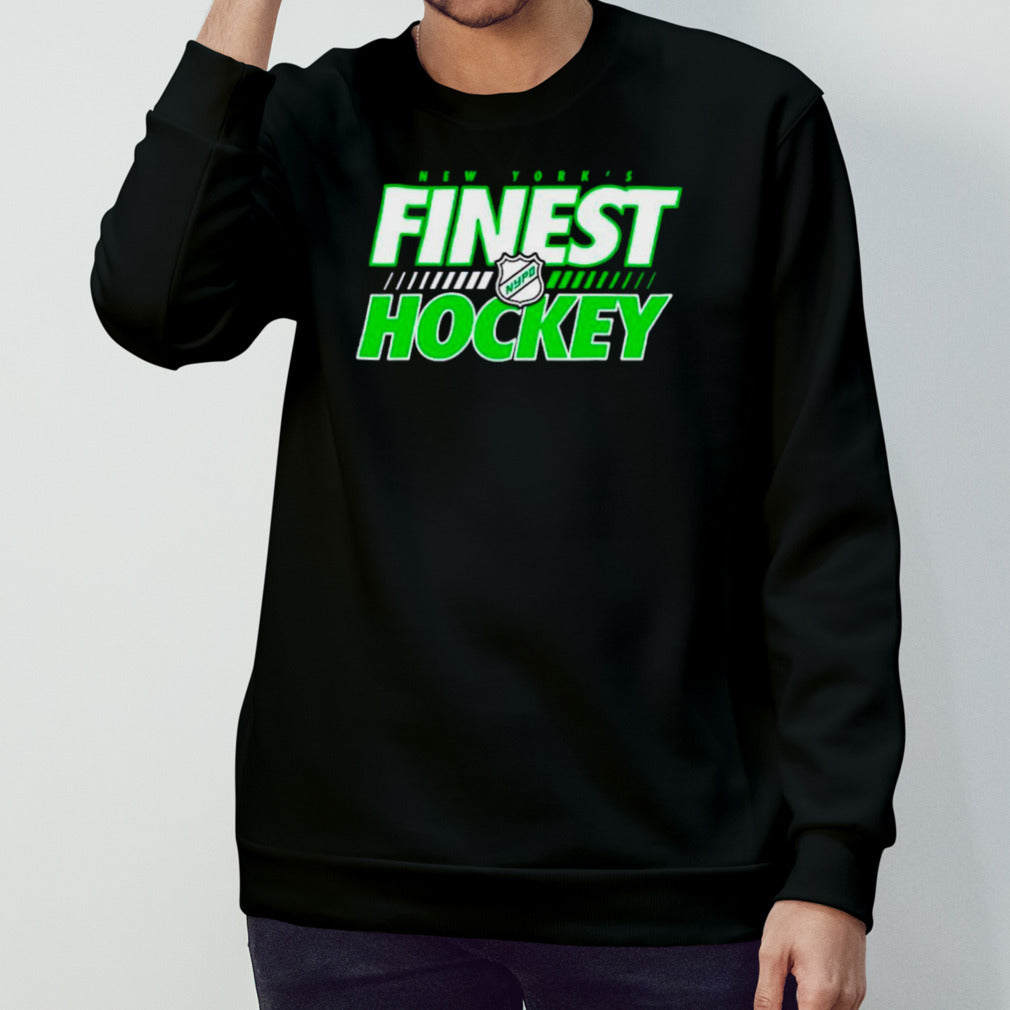 New Yorksâ€™s Finest hockey logo shirts
